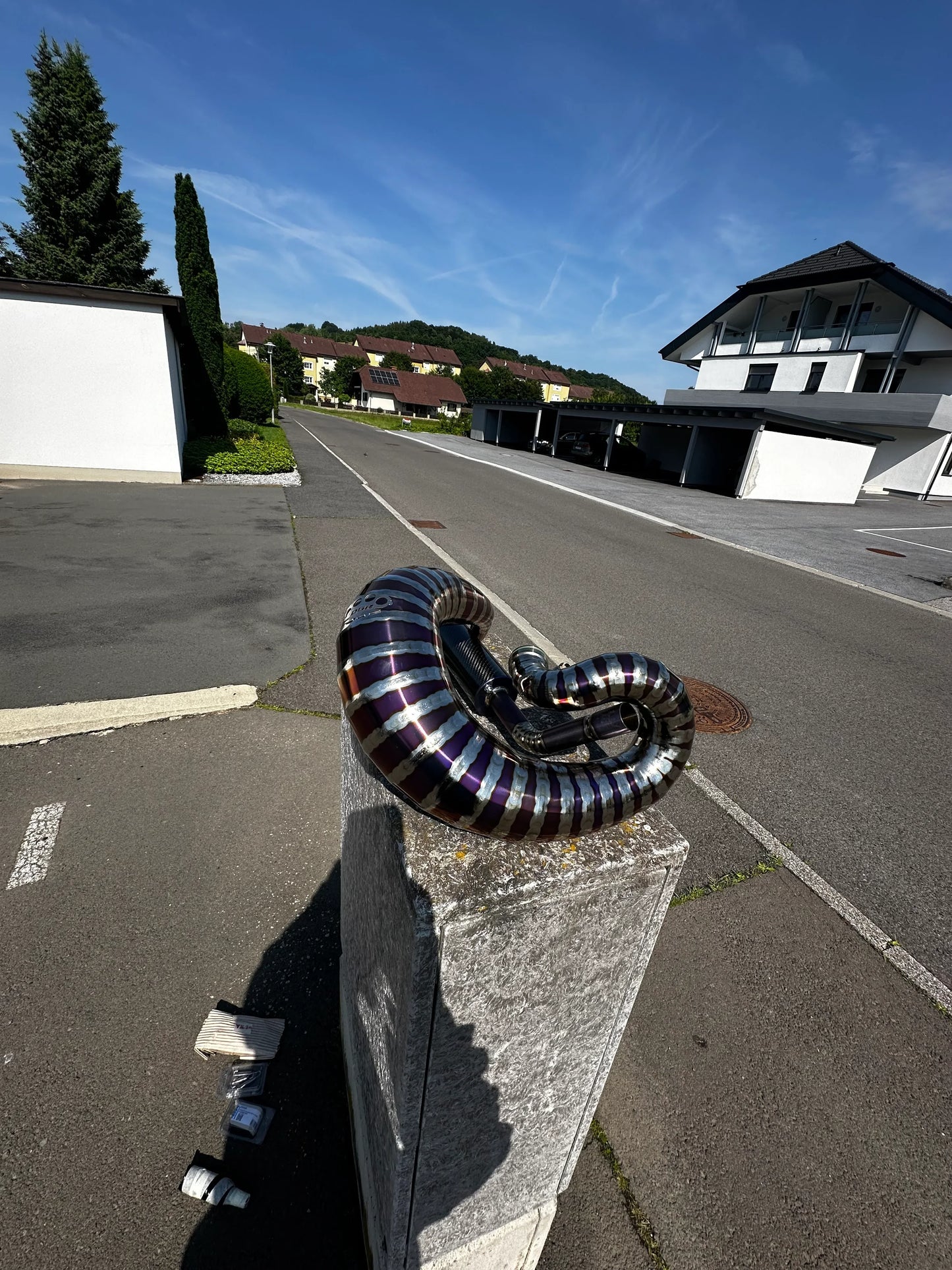 DBR Krümmer Titanium / Verschiedene Farben 250cc-300cc - SMParts