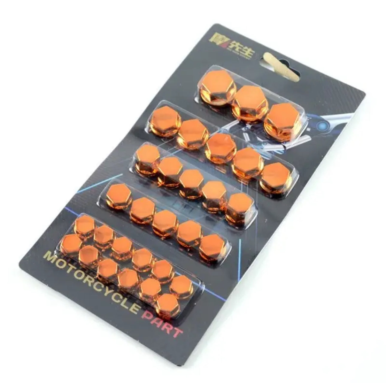 Nut cover anodized