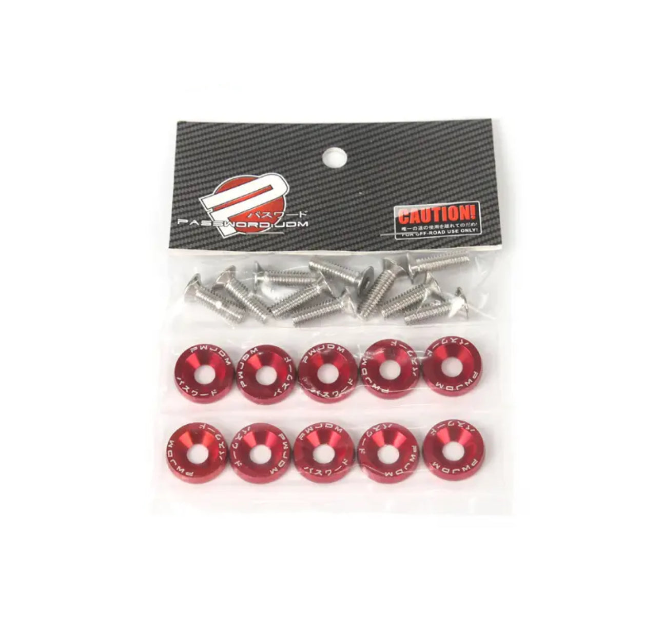 Cnc / eloxiertes Schraubenunterleg-Set