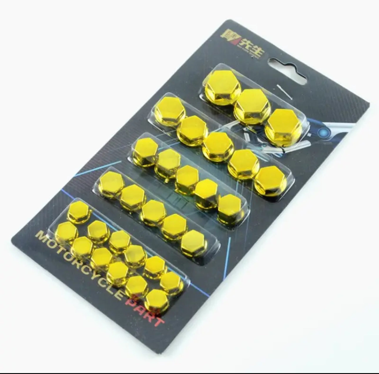 Nut cover anodized