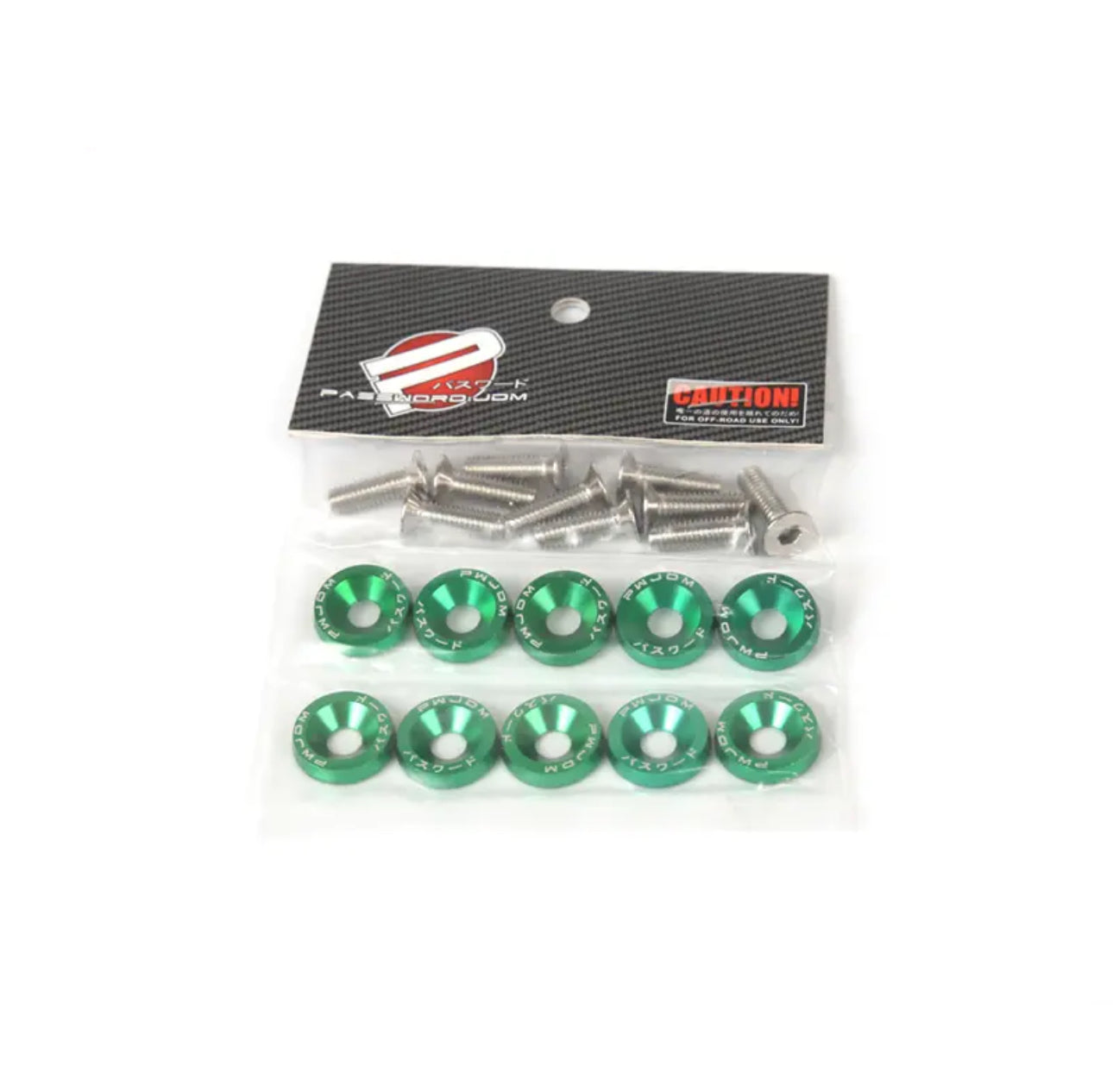 Cnc / eloxiertes Schraubenunterleg-Set