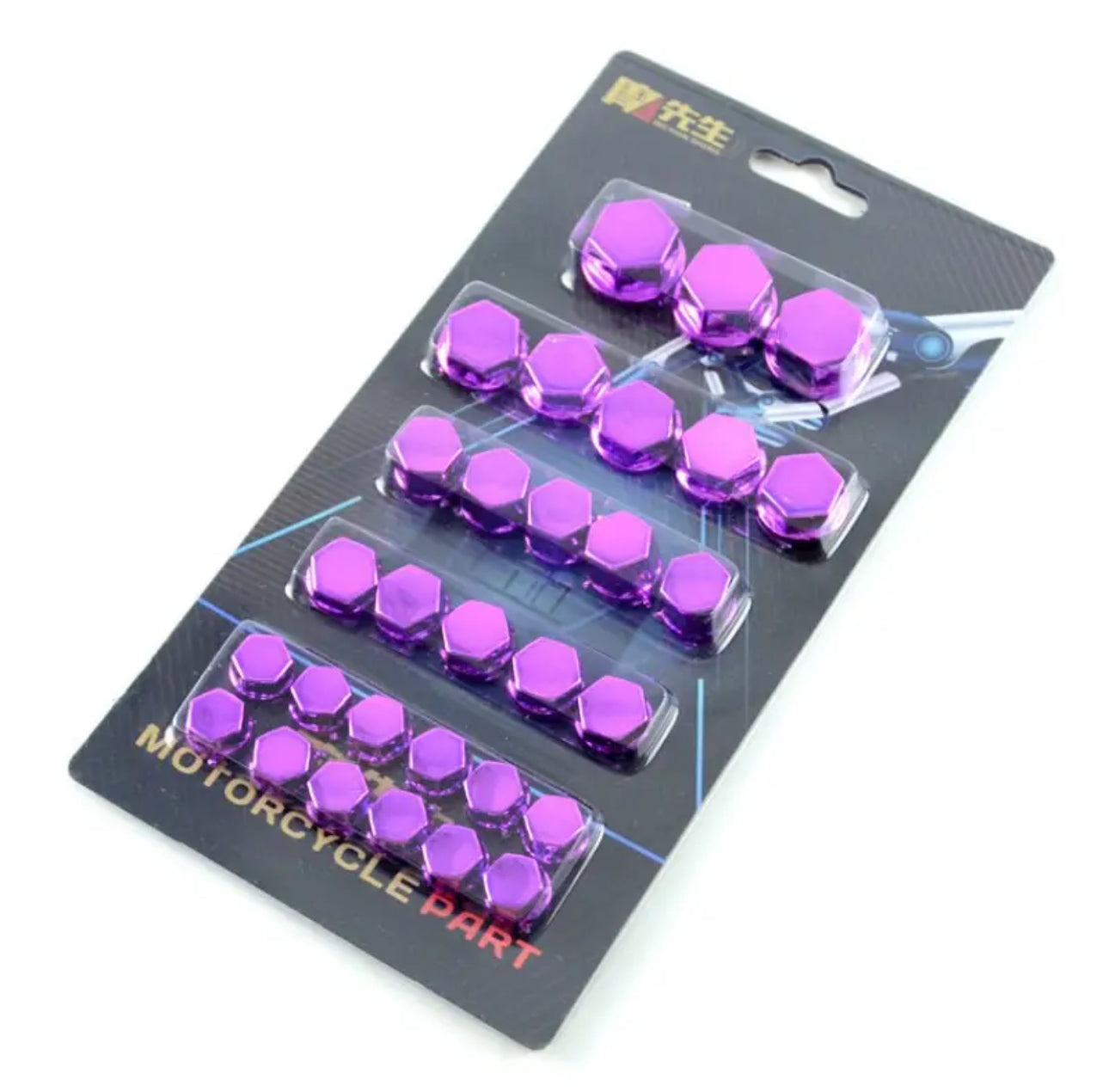 Nut cover anodized