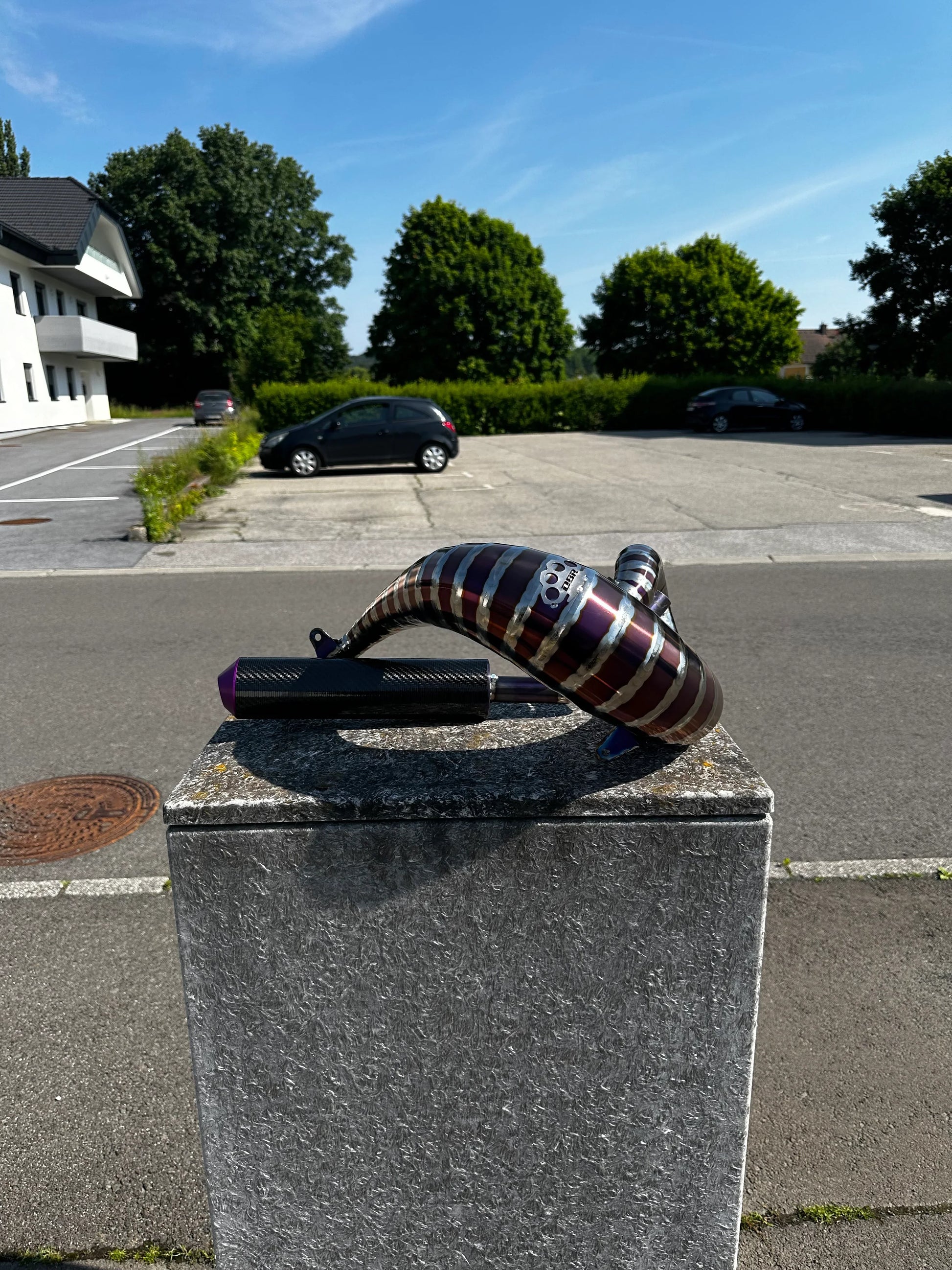 DBR Krümmer Titanium / Verschiedene Farben 250cc-300cc - SMParts