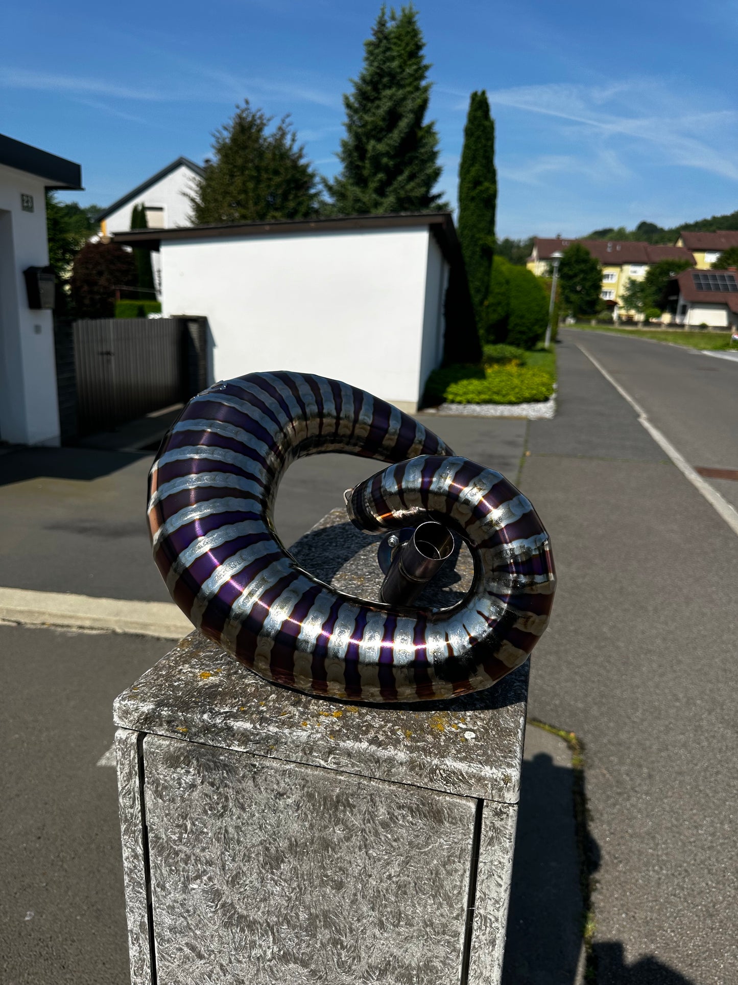 DBR Krümmer Titanium / Verschiedene Farben 250cc-300cc