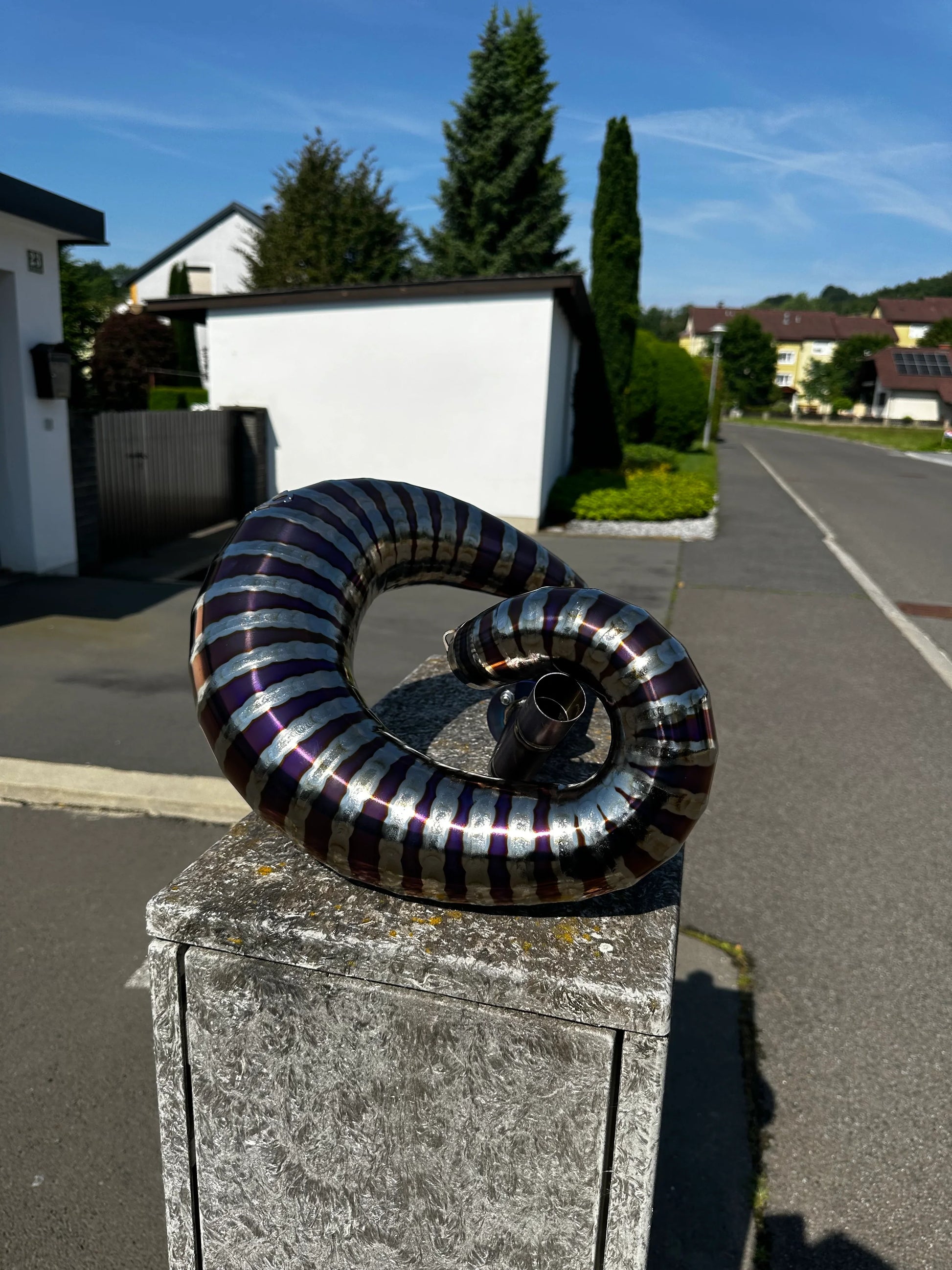 DBR Krümmer Titanium / Verschiedene Farben 250cc-300cc - SMParts