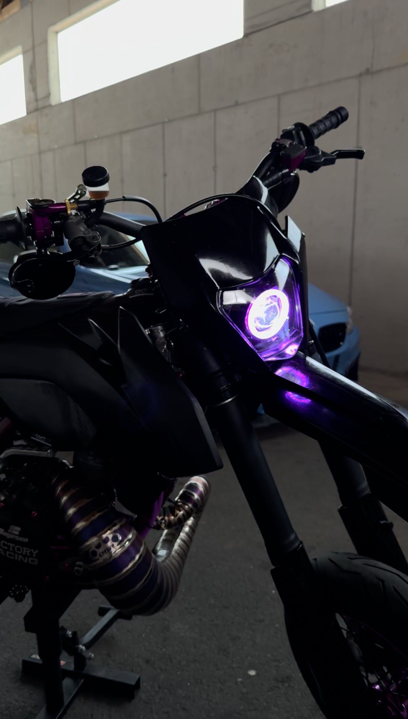 LED-RGB Angle Eye KTM EXC E-Prüfzeichen Scheinwerfer