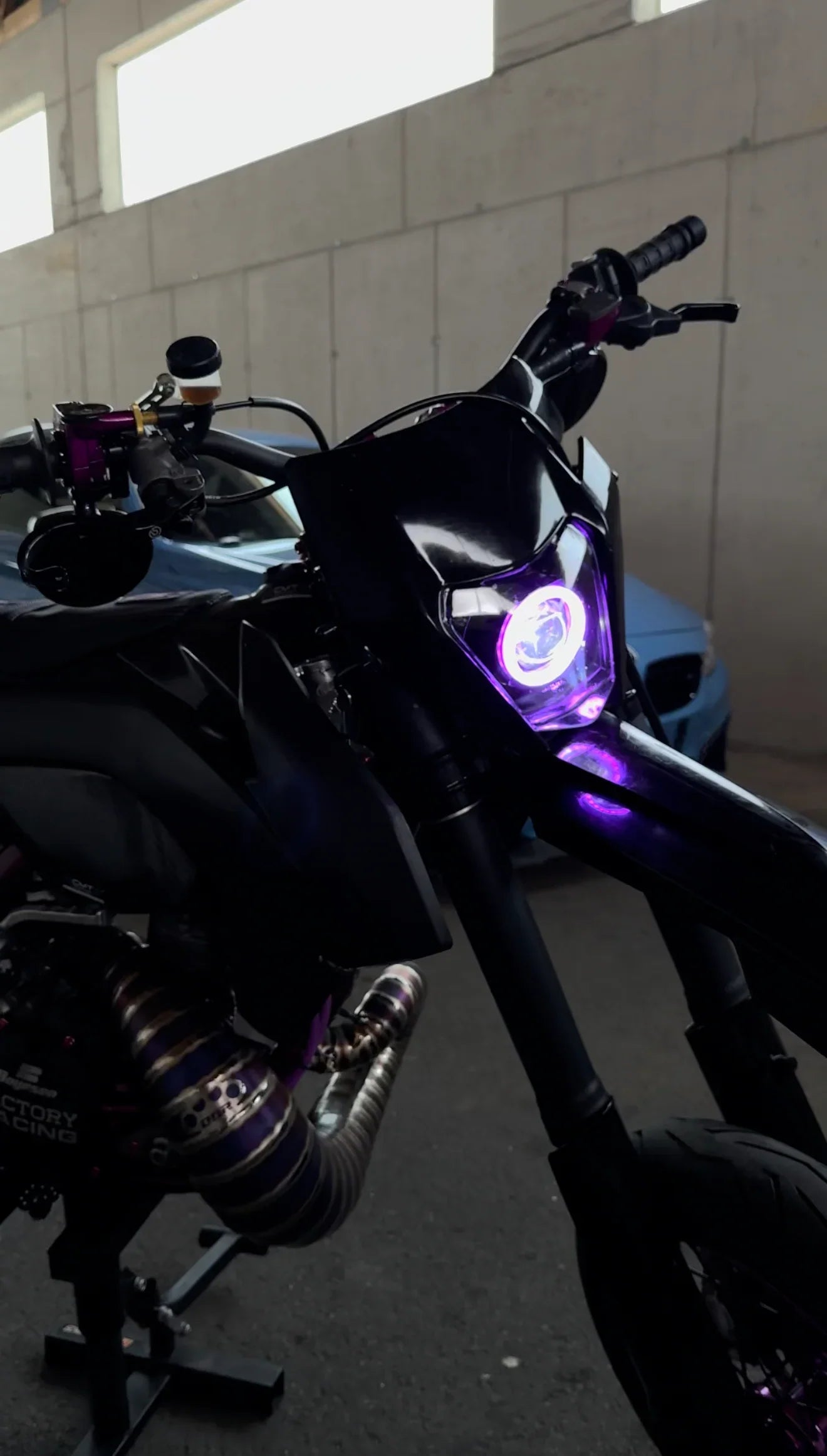 LED-RGB Angle Eye KTM EXC E-Prüfzeichen Scheinwerfer - SMParts