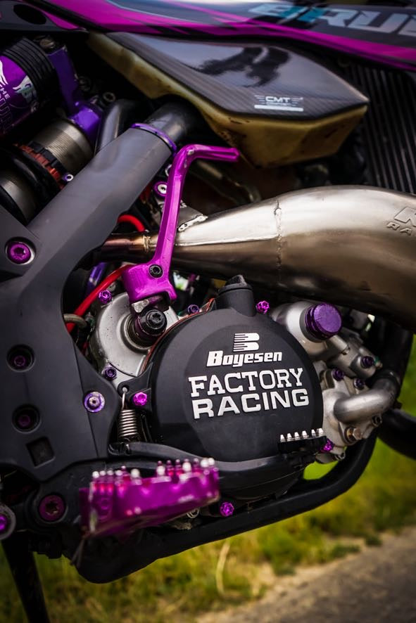 Boyesen Factory Racing Kupplungsdeckel SCHWARZ