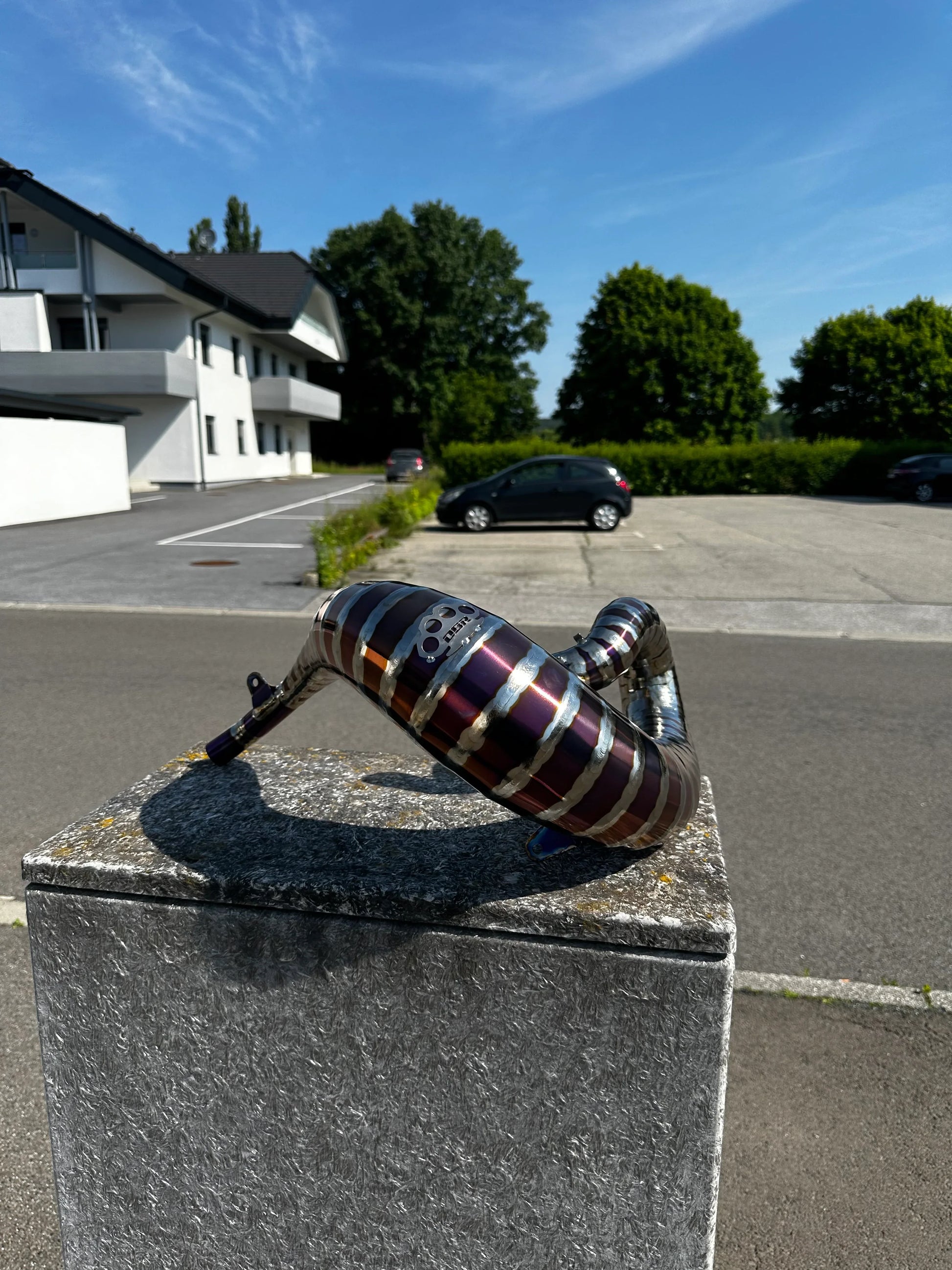 DBR Krümmer Titanium / Verschiedene Farben 250cc-300cc - SMParts