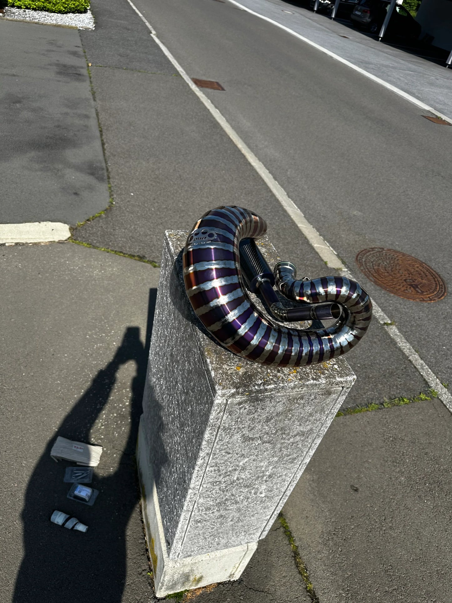 DBR Krümmer Titanium / Verschiedene Farben 250cc-300cc - SMParts