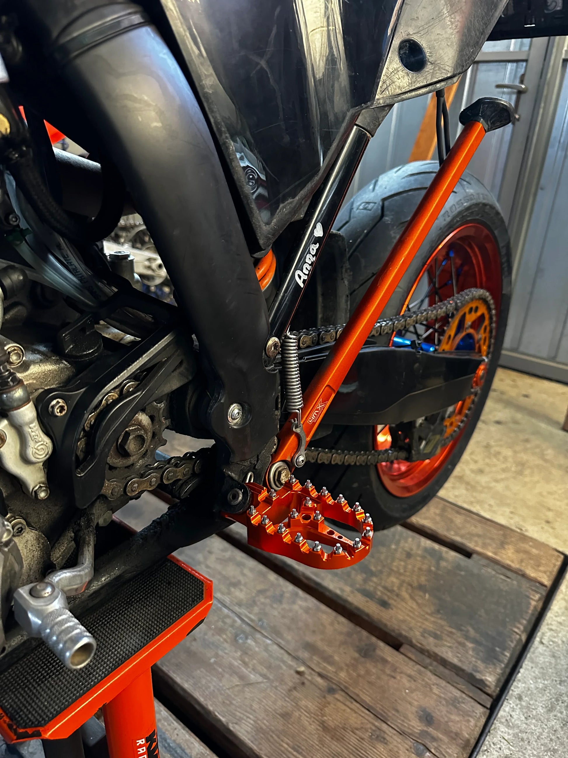 Fußrasten Eloxiert - SMParts