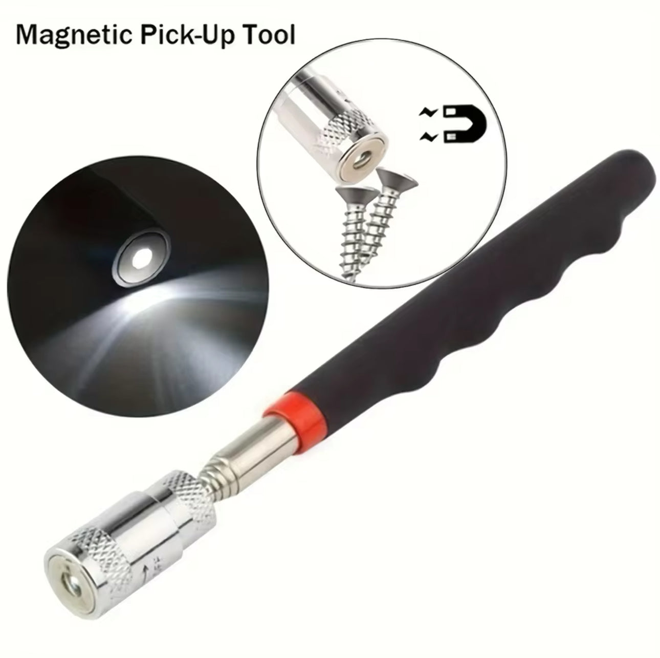 Magnet Stab mit integrierter Taschenlampe