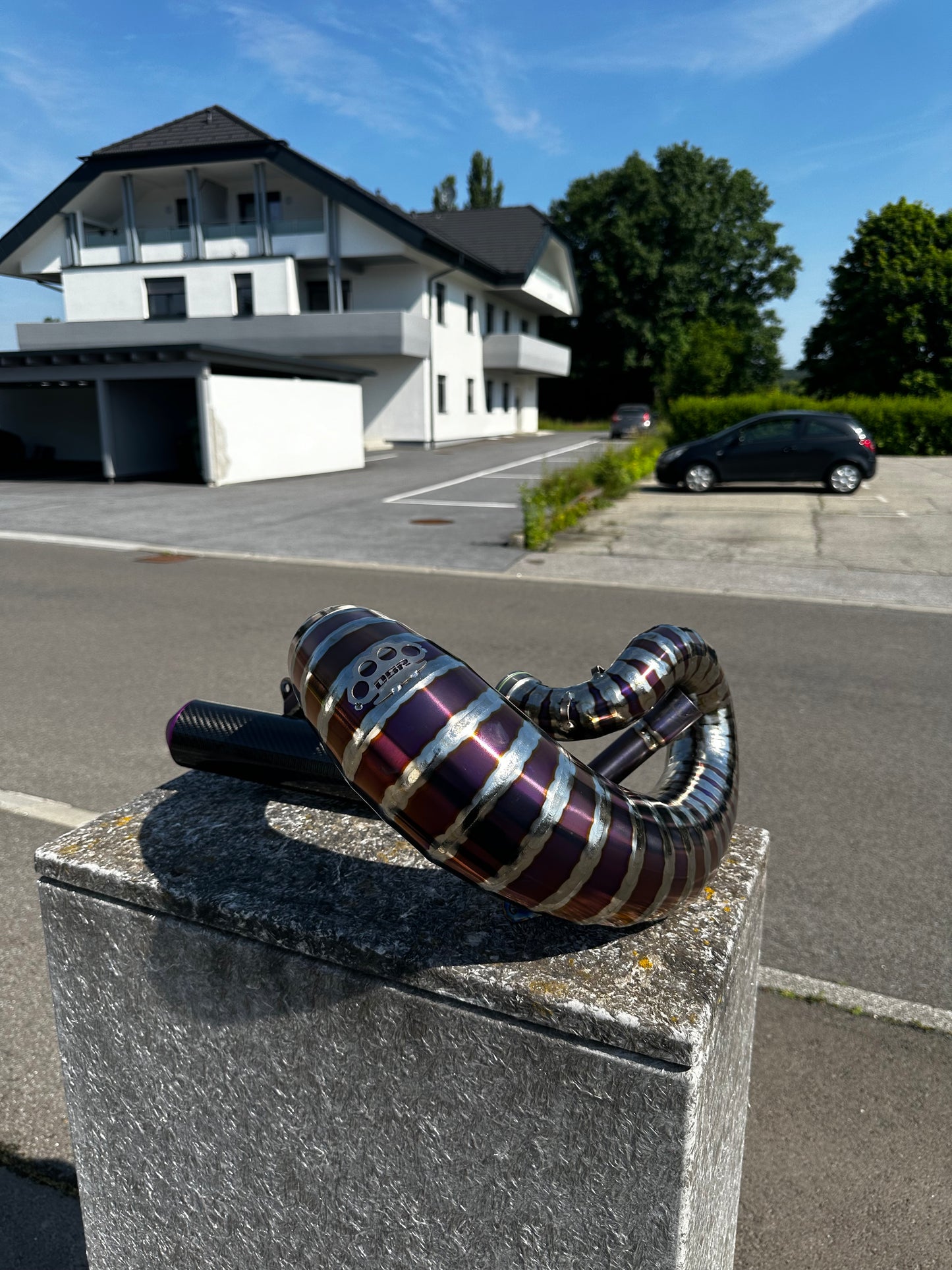 DBR Krümmer Titanium / Verschiedene Farben 250cc-300cc