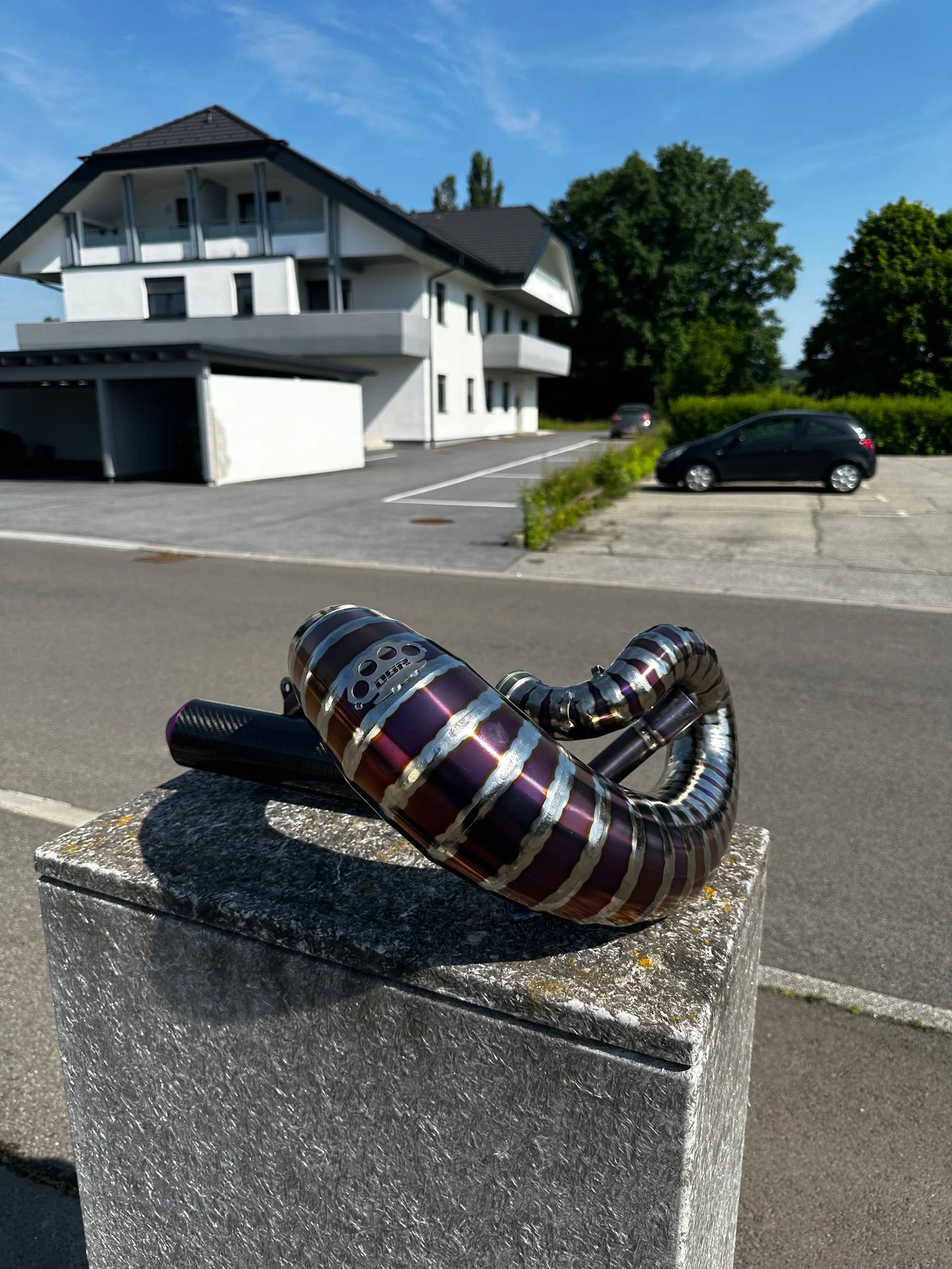 DBR Krümmer Titanium / Verschiedene Farben 250cc-300cc - SMParts