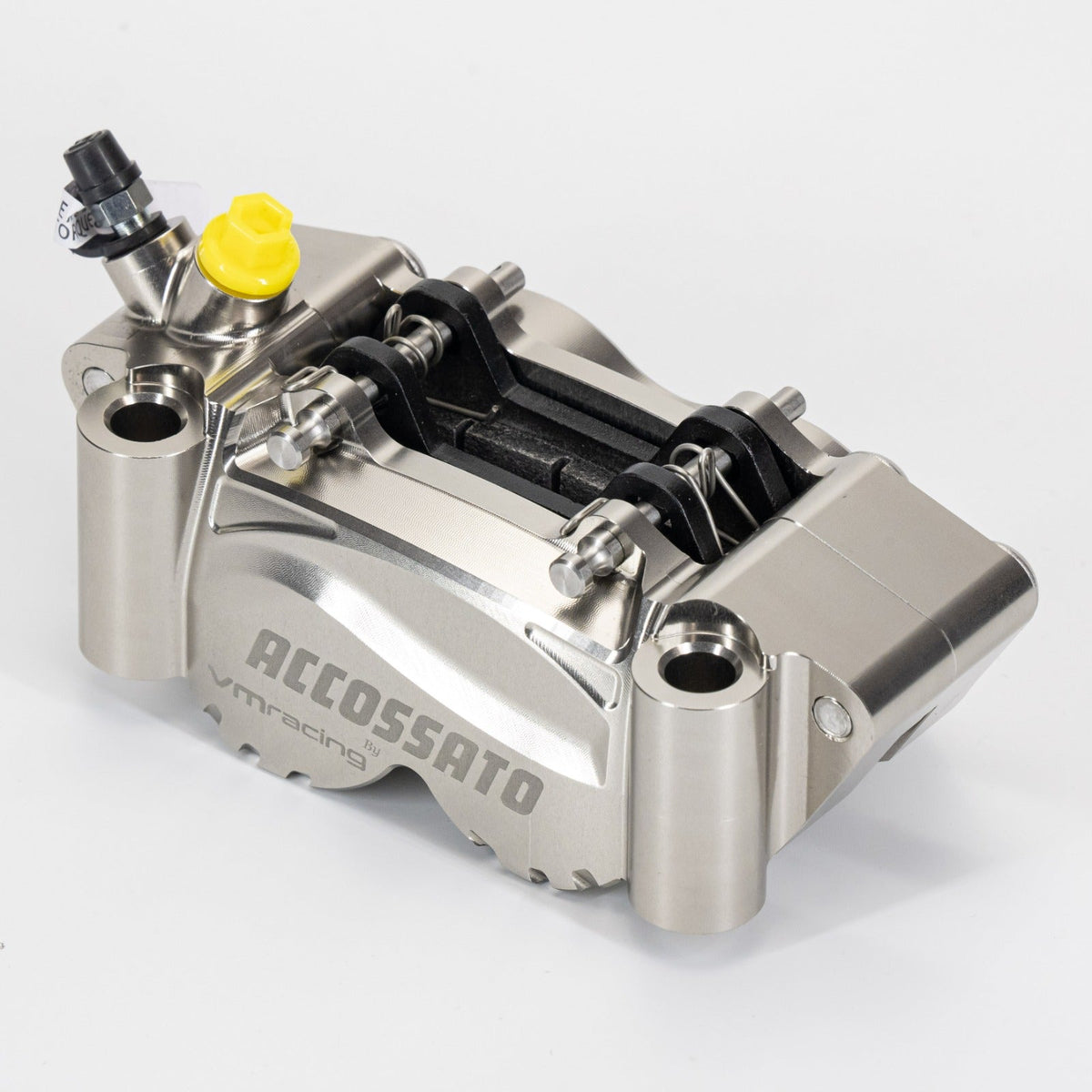 Accossato VM Racing CNC-Supermoto-Bremssattel Platinum Grey