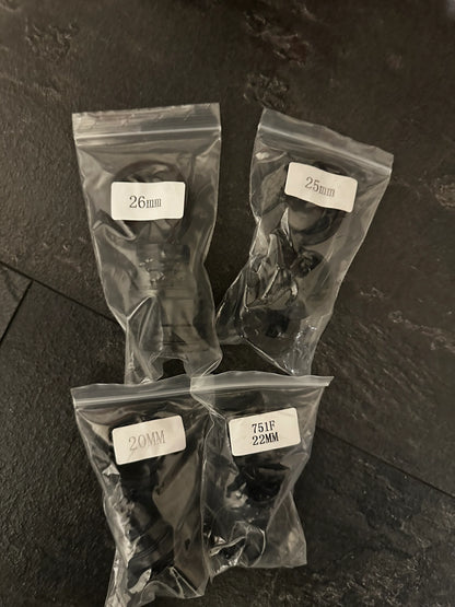 Supermoto Felgensatz Schwarz/ Orange - SMParts