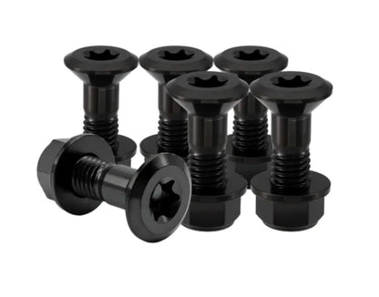 Titanium Kettenrad schrauben m8x30mm + 6x m8 Titan Mutter diverse Farben