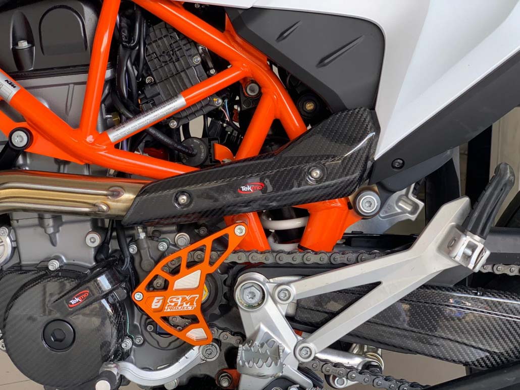 Tekmo Carbon-Krümmerschutz KTM 690