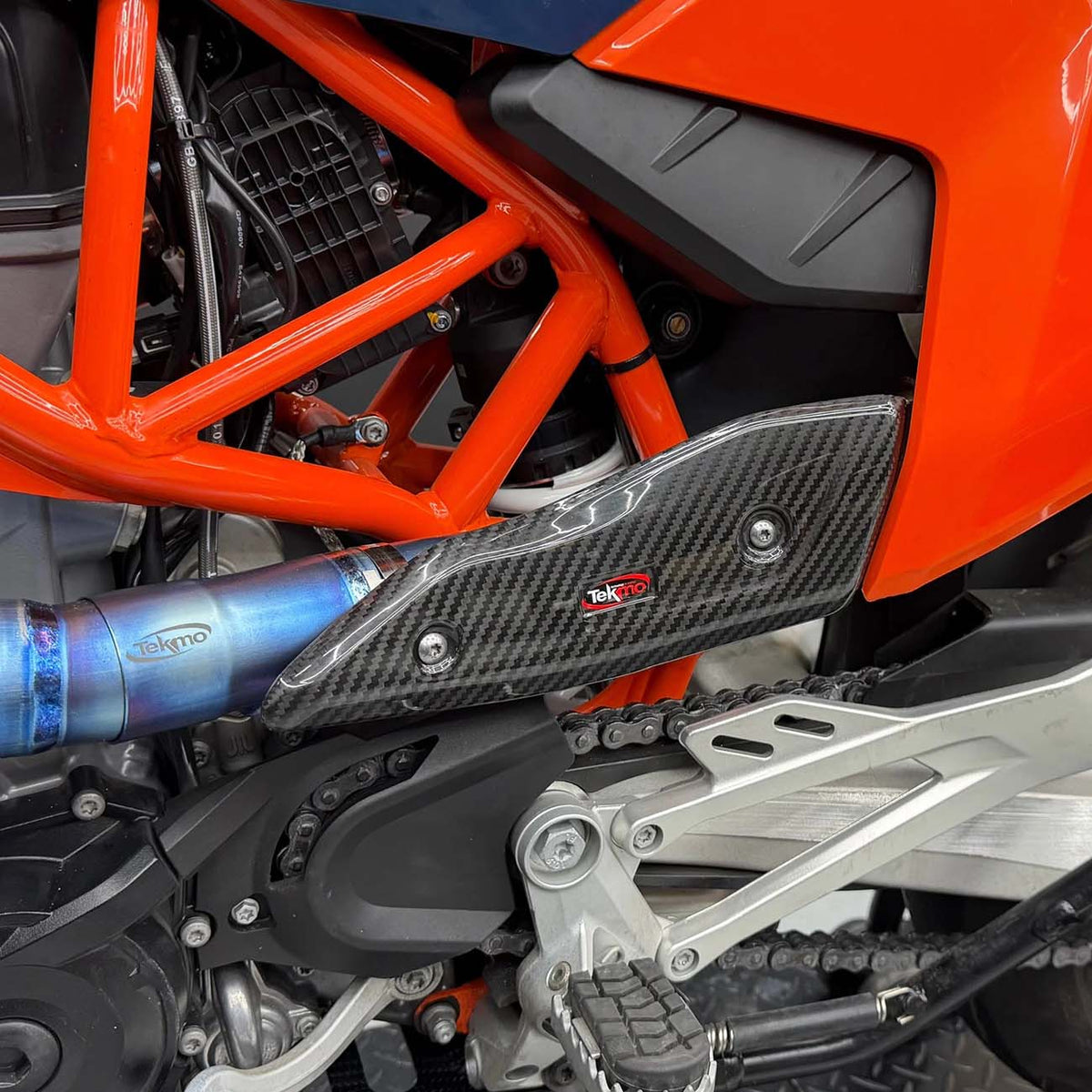 Tekmo Carbon-Krümmerschutz KTM 690