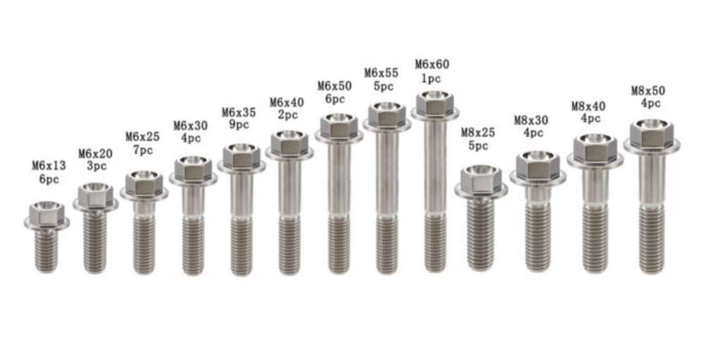 Titan Schrauben - MOTOR KIT / 60 Schrauben