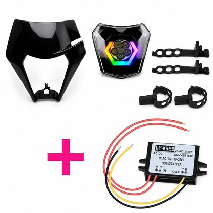 Hexagon RGB LED - Scheinwerfer  KTM EXC