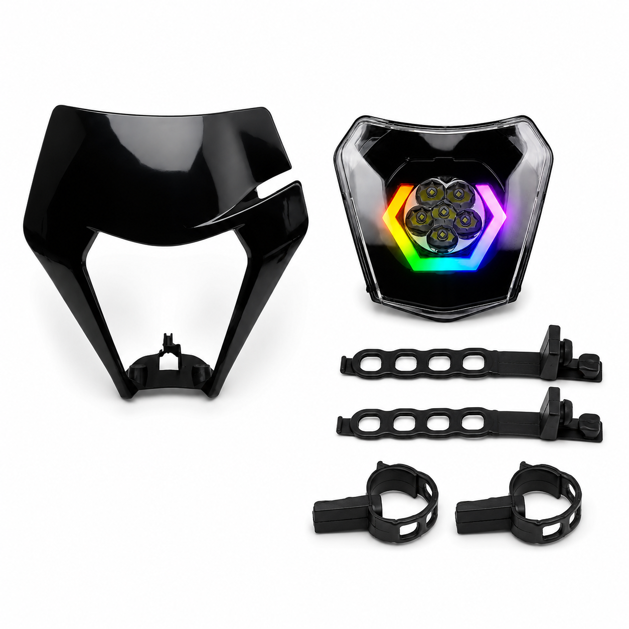 Hexagon RGB LED - Scheinwerfer  KTM EXC
