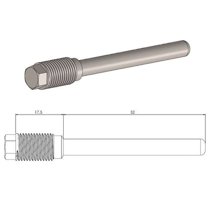 Moto-Master : Brake pad pin