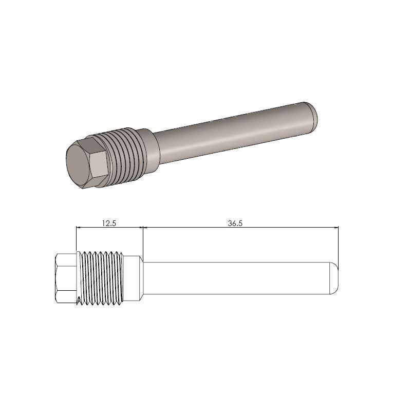 Moto-Master : Brake pad pin