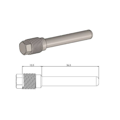 Moto-Master : Brake pad pin