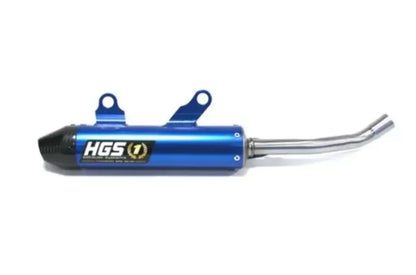 HGS Endschalldämpfer XE-220 – KTM EXC 250 / 300 und Husqvarna TE 250i / 300i 2020–2023 – Carbon-Endkappe / Blau