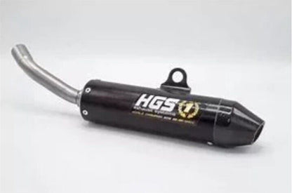 HGS Endschalldämpfer XE-220 – KTM EXC 250 / 300 und Husqvarna TE 250i / 300i 2020–2023 – Carbon-Endkappe / Schwarz
