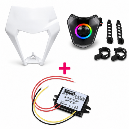 LED-RGB Angle Eye KTM EXC E-Prüfzeichen Scheinwerfer