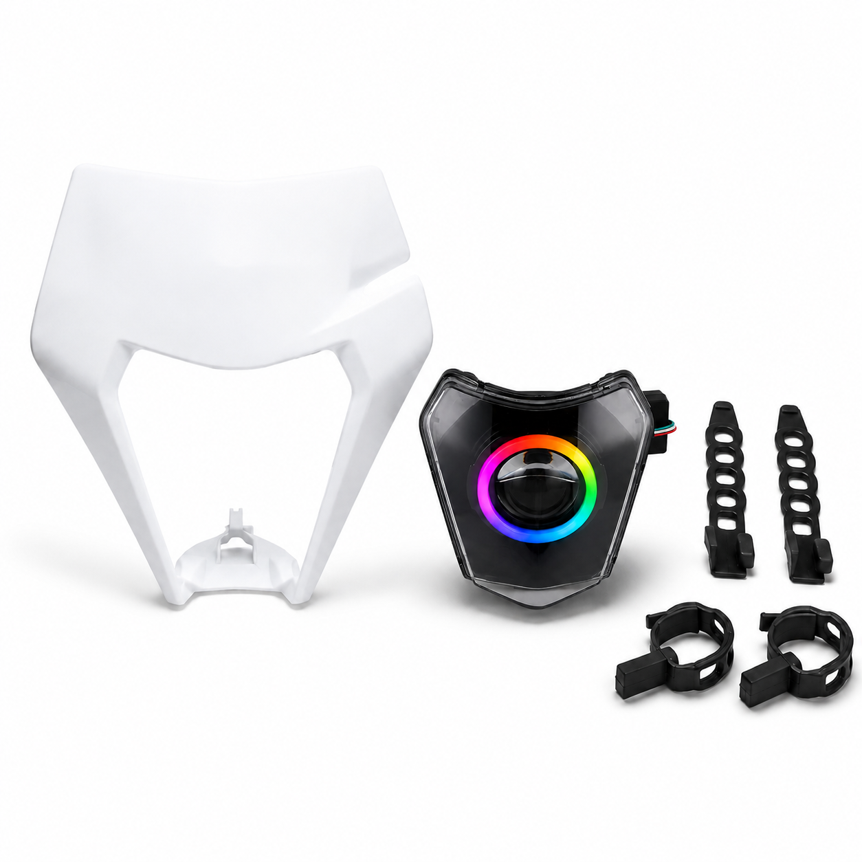 LED-RGB Angle Eye KTM EXC E-Prüfzeichen Scheinwerfer