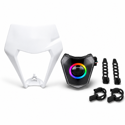 LED-RGB Angle Eye KTM EXC E-Prüfzeichen Scheinwerfer