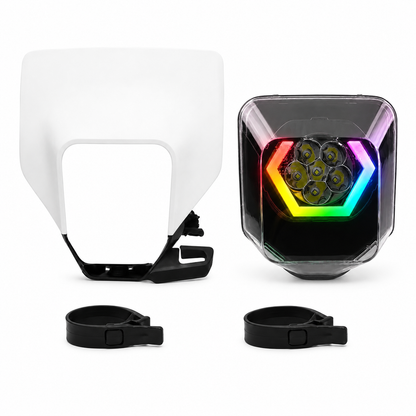 Hexagon RGB LED - Scheinwerfer Husqvarna
