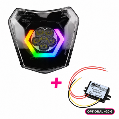 Hexagon RGB LED - Scheinwerfer  KTM EXC
