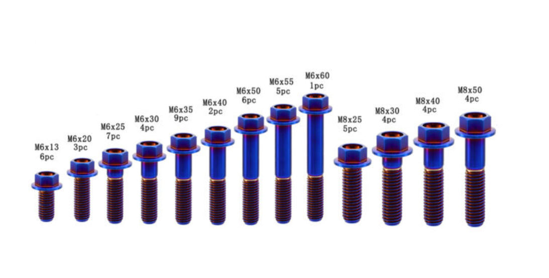 Titan Schrauben - MOTOR KIT / 60 Schrauben