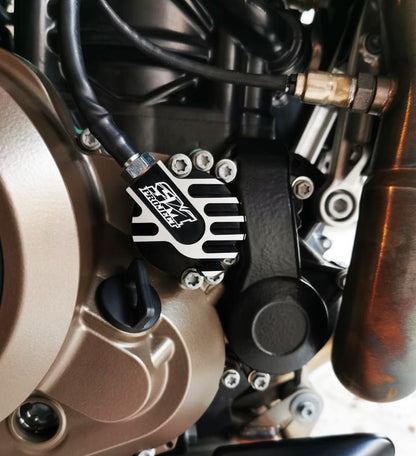 SM Project Ölfilterdeckel mit Kühlrippen – rechts KTM 690 / Husqvarna 701 / GasGas 700