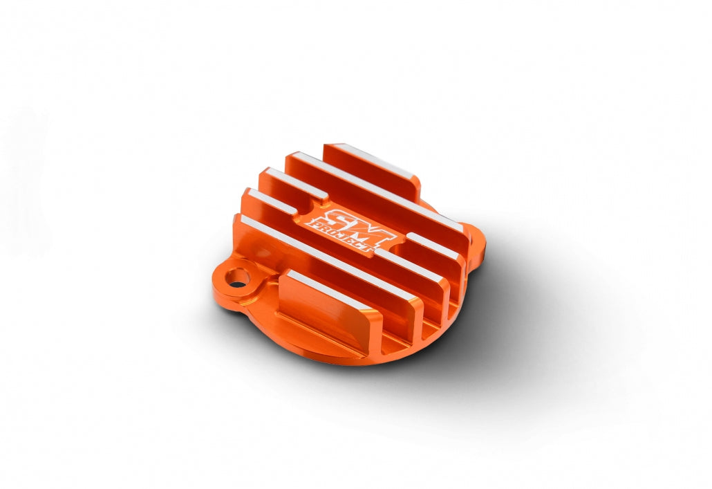 SM Project Ölfilterdeckel mit Kühlrippen – links KTM 690 / Husqvarna 701 / GasGas 700