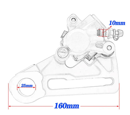 Bremssattel hinten mit Adapter - SMParts