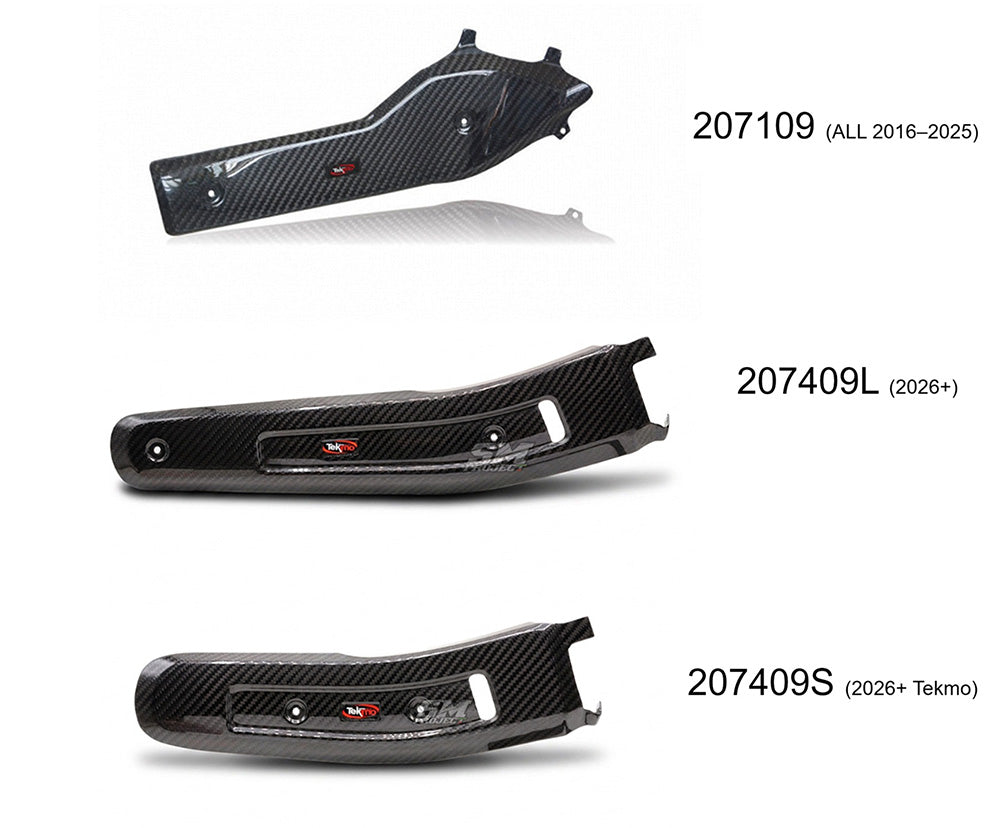 Tekmo Carbon-Krümmerschutz Husqvarna 701