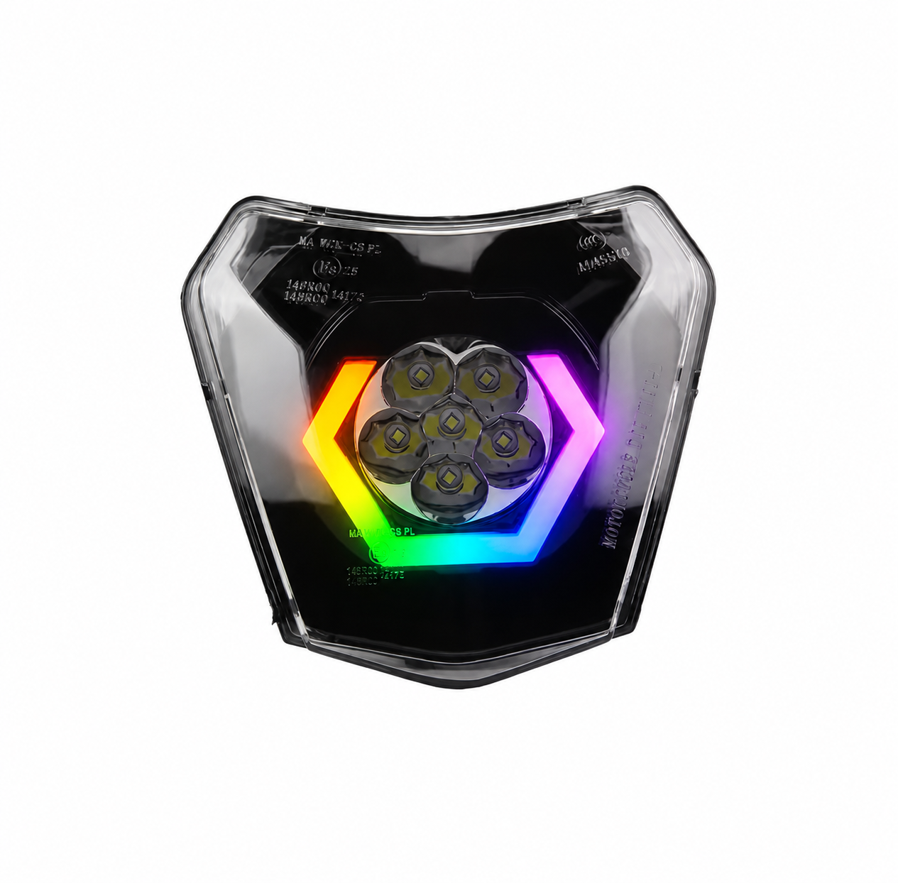Hexagon RGB LED - Scheinwerfer  KTM EXC