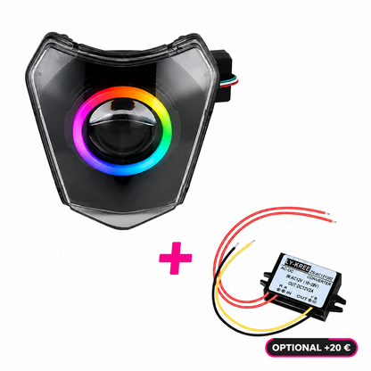 LED-RGB Angle Eye KTM EXC E-Prüfzeichen Scheinwerfer