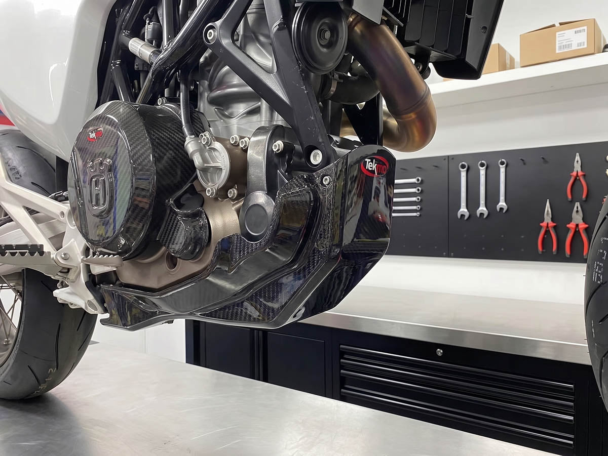 Tekmo Carbon-Motorschutz KTM 690 / Husqvarna 701 / GasGas 700 bis 2025