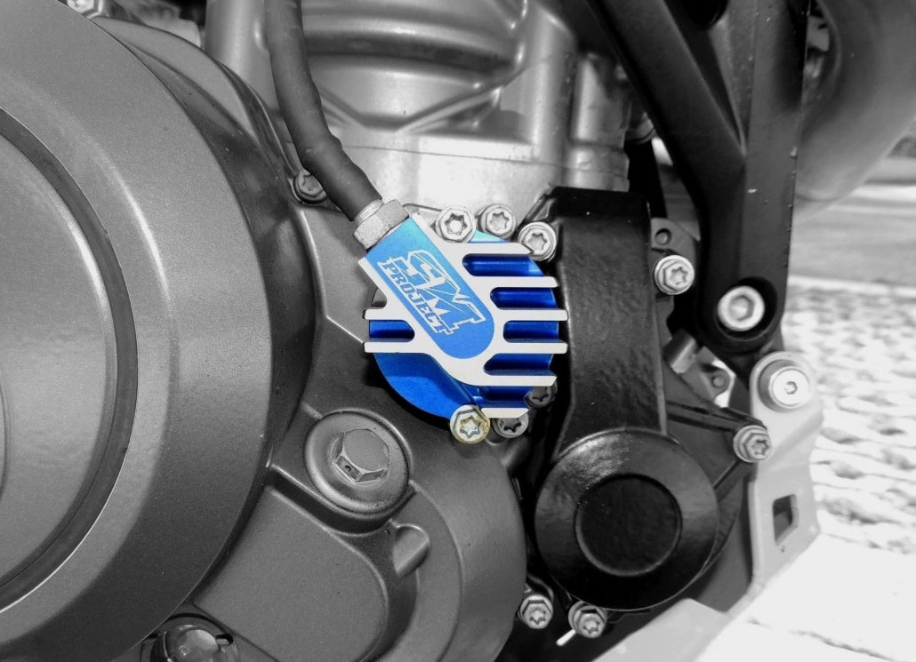 SM Project Ölfilterdeckel mit Kühlrippen – rechts KTM 690 / Husqvarna 701 / GasGas 700