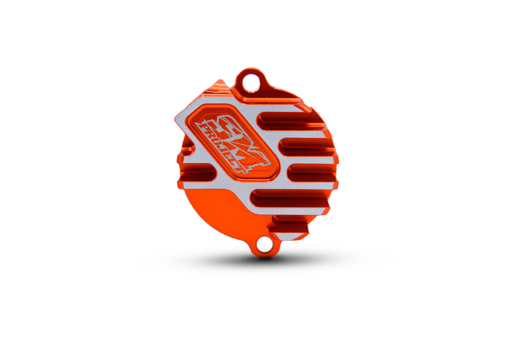 SM Project Ölfilterdeckel mit Kühlrippen – rechts KTM 690 / Husqvarna 701 / GasGas 700