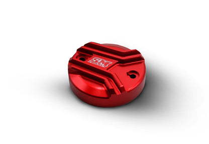 SM Project Behälterdeckel für Brembo 45 cm³ – Doppelverschraubung – Rot