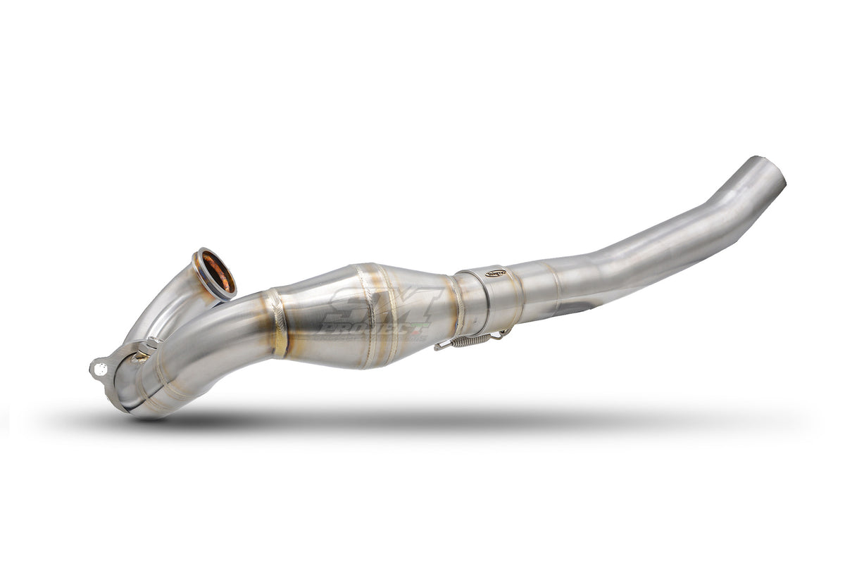Tekmo Edelstahl-Krümmer mit Powerbomb – KTM 690 / Husqvarna 701