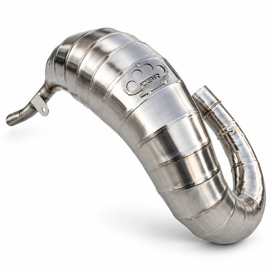 DBR Krümmer Titanium / Verschiedene Farben 125cc-150cc – Studioansicht