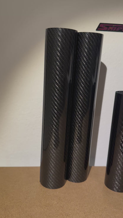 Gabel Abdeckung Echt Carbon Supermoto 